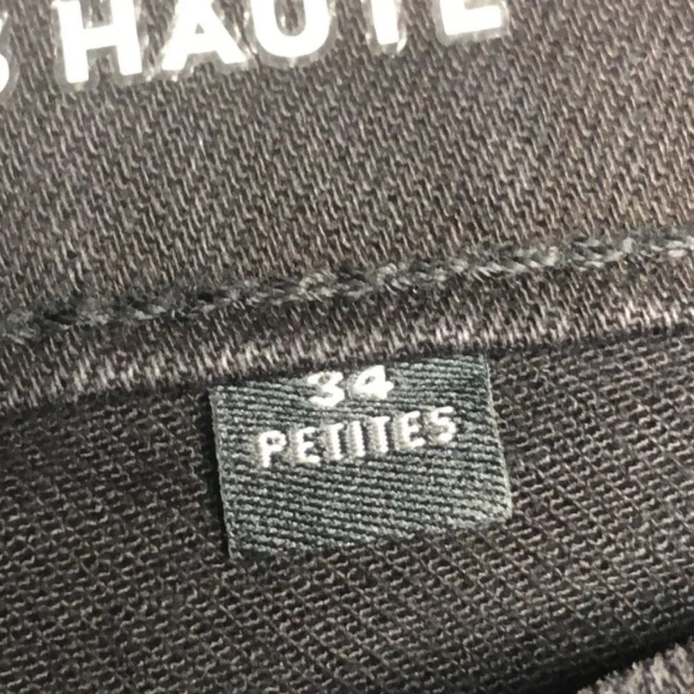 LIKE NEW R JEANS THE SUPER HIGH-RISE CROP BLACK JEANS 18/34x26 ⭐️